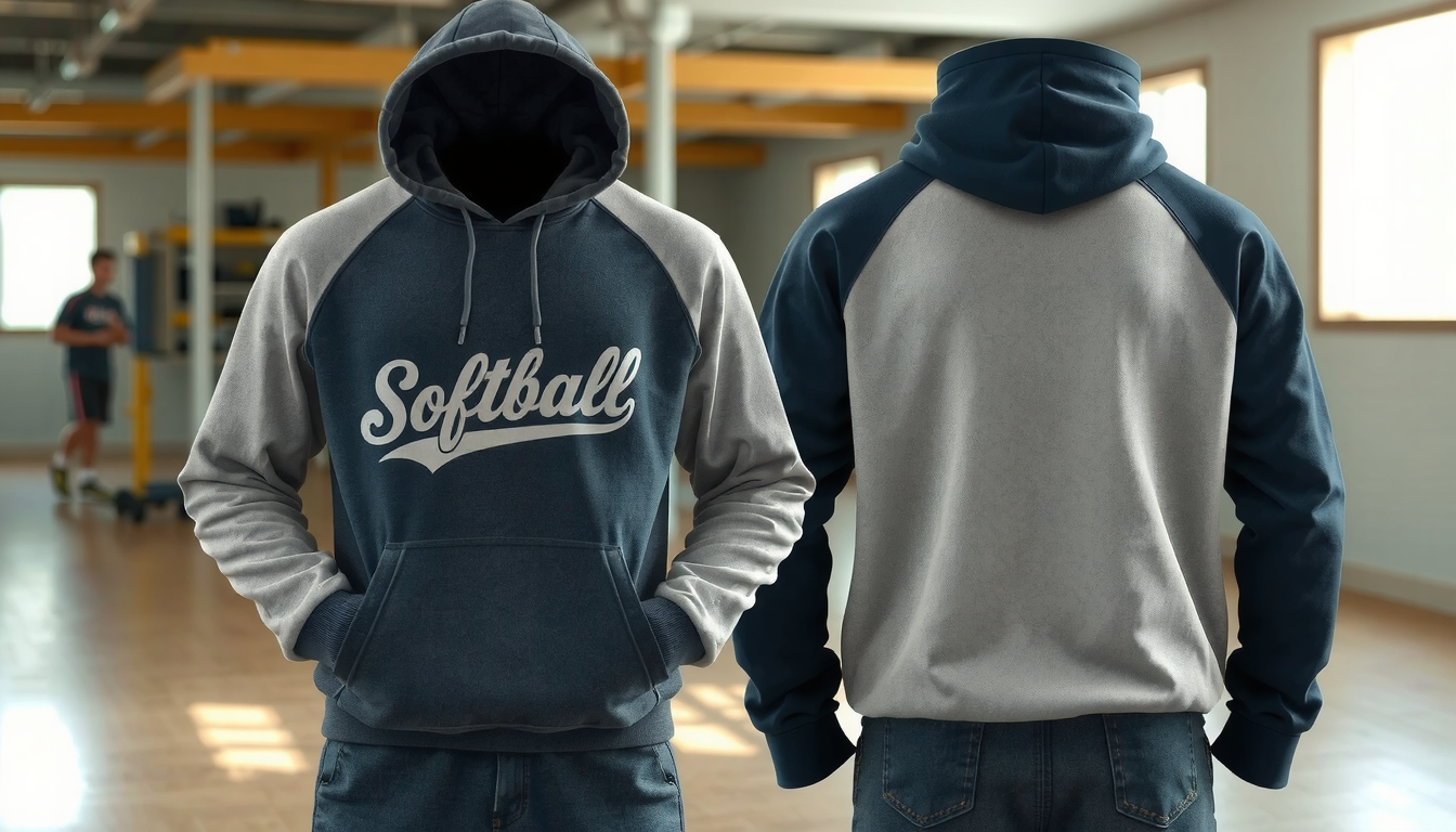 custom softball hoodies