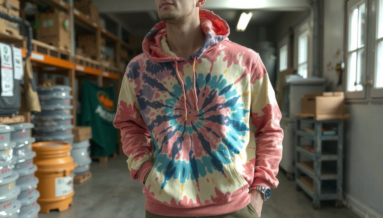 custom tie dye hoodie