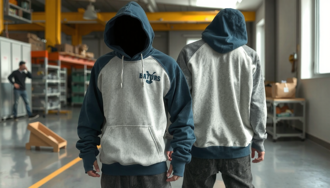 custom two tone hoodie