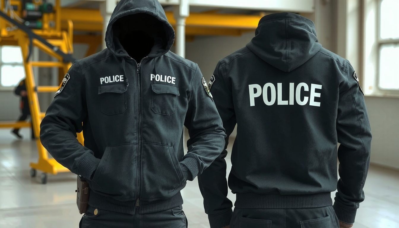 custom police hoodies