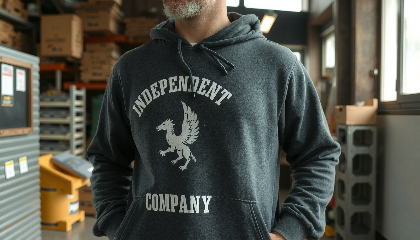 independent trading company custom hoodie