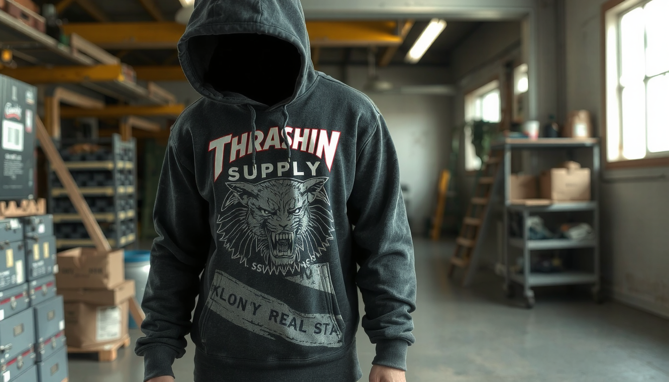 thrashin supply hoodie