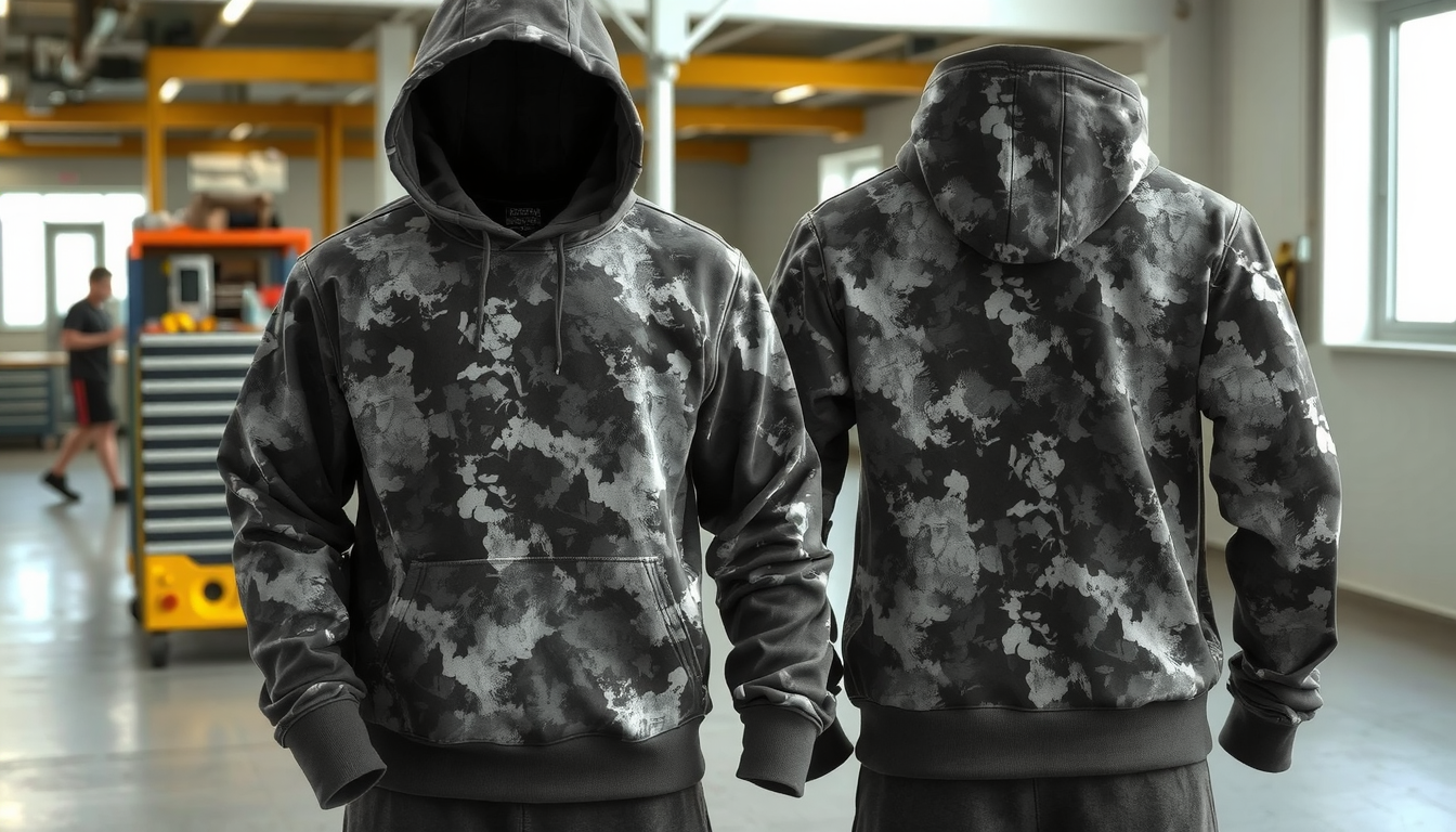custom puff print hoodies