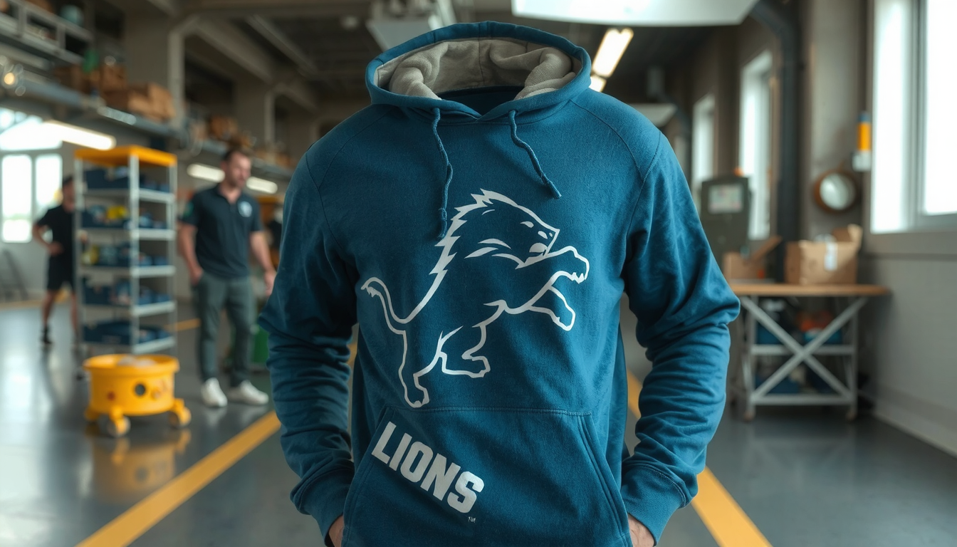 detroit lions custom hoodie