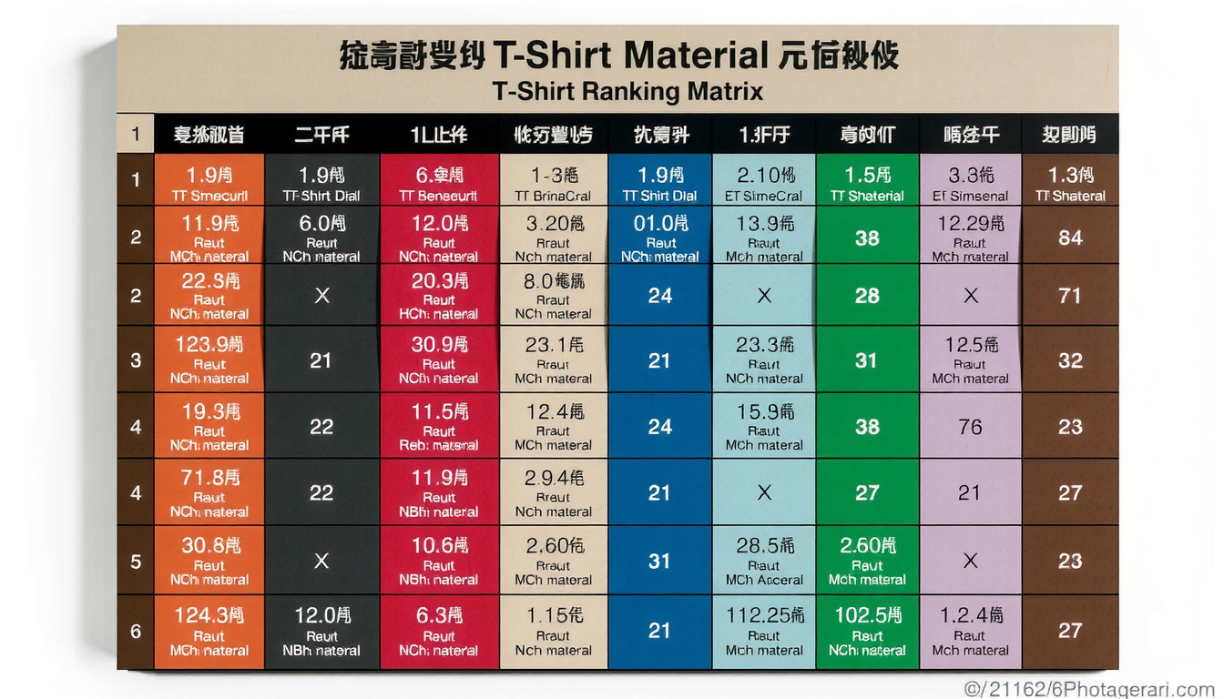 A Closer Examination of the Top T-Shirt Fabrics