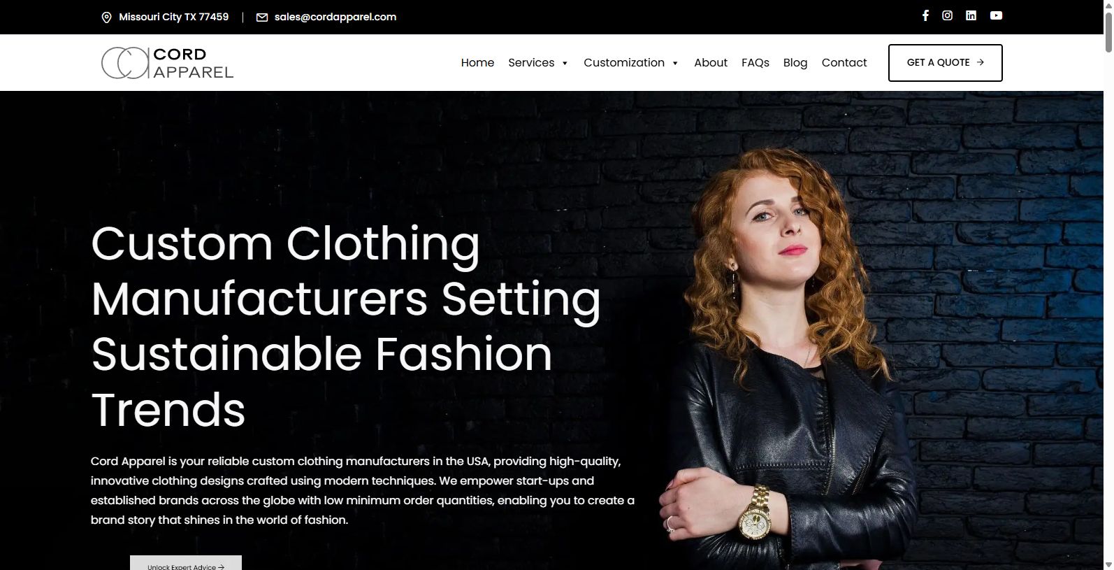 Cord Apparel: Leading Custom Clothing Manufacturers in Missouri City Cord Apparel: Leading Custom Clothing Manufacturers in Missouri City