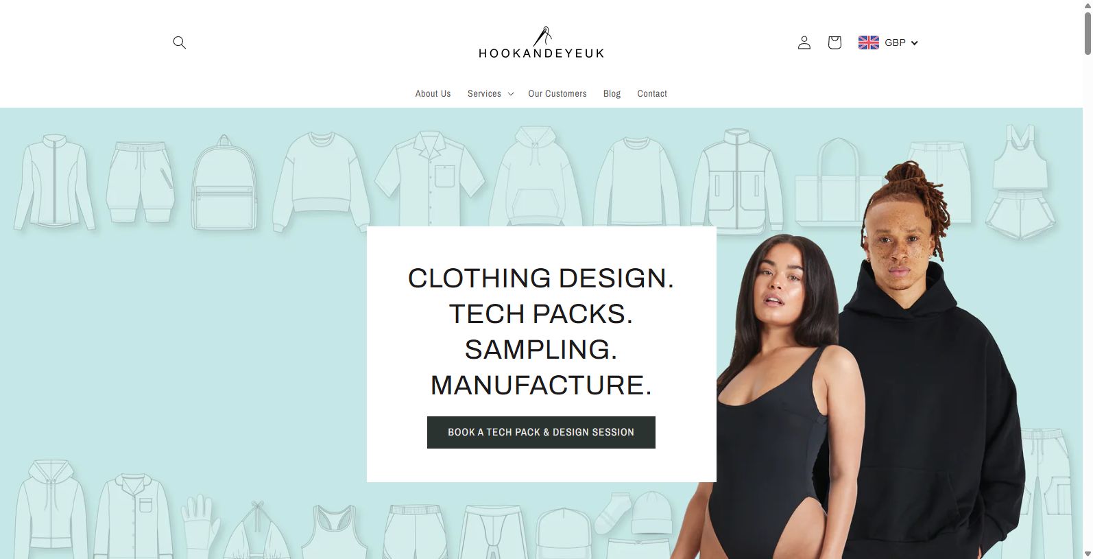 Hook and Eye UK: Premier Clothing Manufacturers and Designers Hook and Eye UK: Premier Clothing Manufacturers and Designers