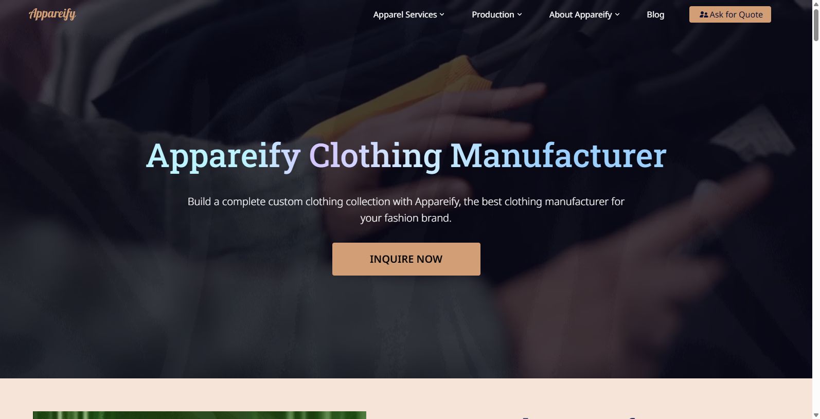 Appareify: Leading Clothing Manufacturer Appareify: Leading Clothing Manufacturer