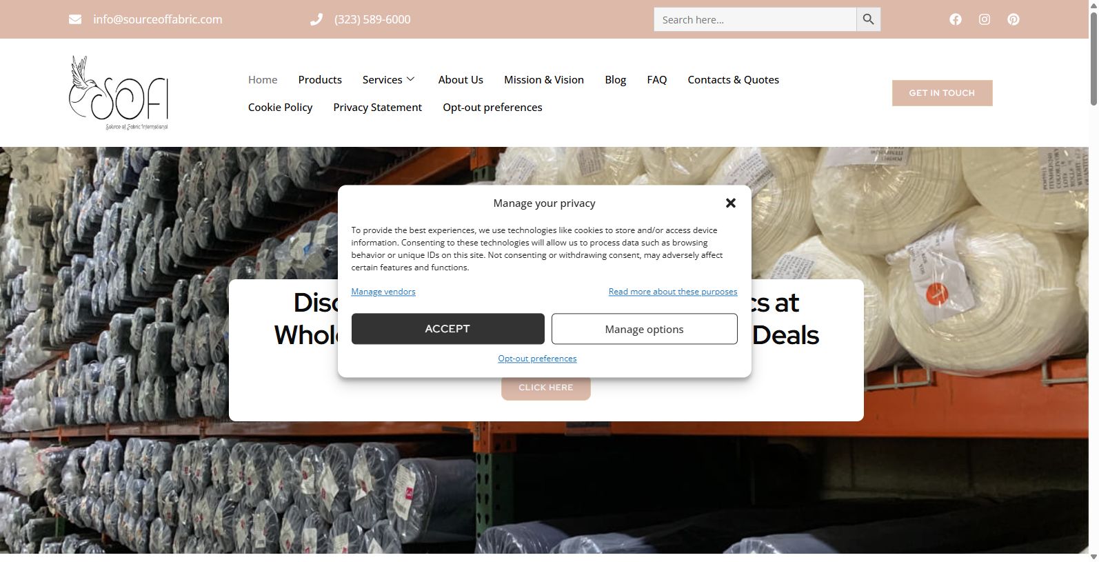 Discover SOFI: Your Premier Fabric Supplier in Los Angeles