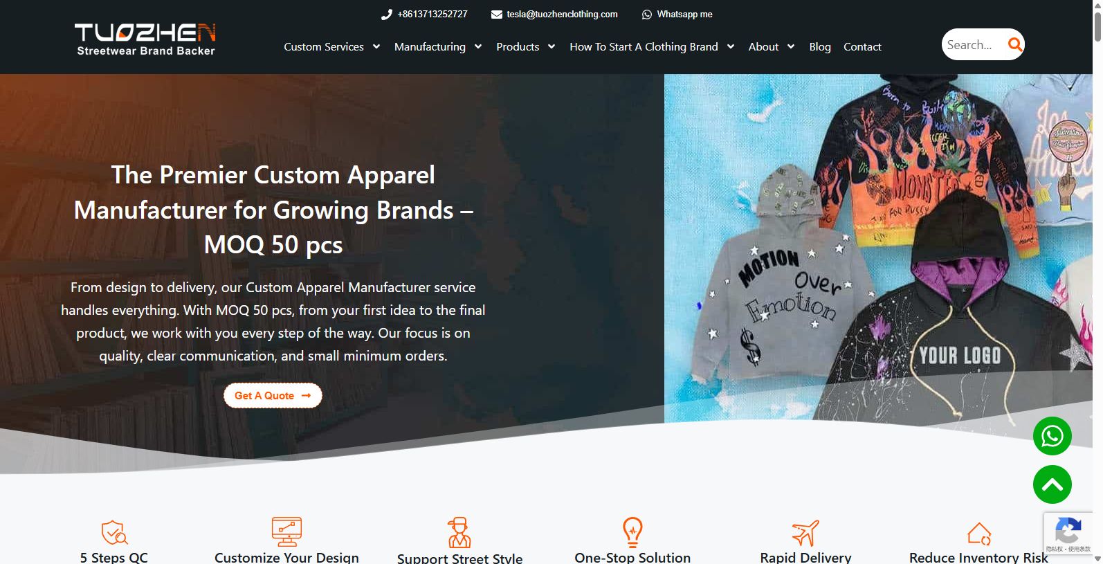 Dongguan Tuozhen Clothing Co., Ltd: Leading Custom Apparel Manufacturer Dongguan Tuozhen Clothing Co., Ltd: Leading Custom Apparel Manufacturer