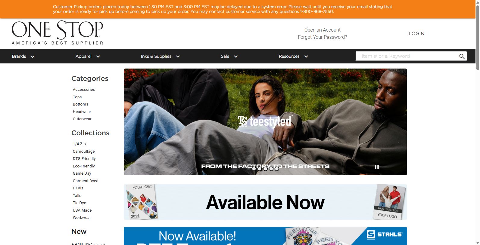 One Stop: Leading Wholesale Apparel Distributor One Stop: Leading Wholesale Apparel Distributor