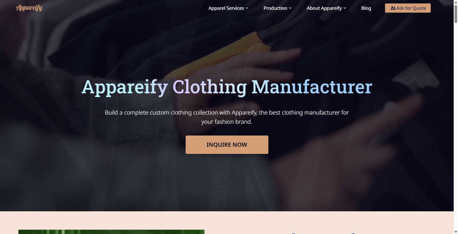 Appareify Clothing Manufacturer