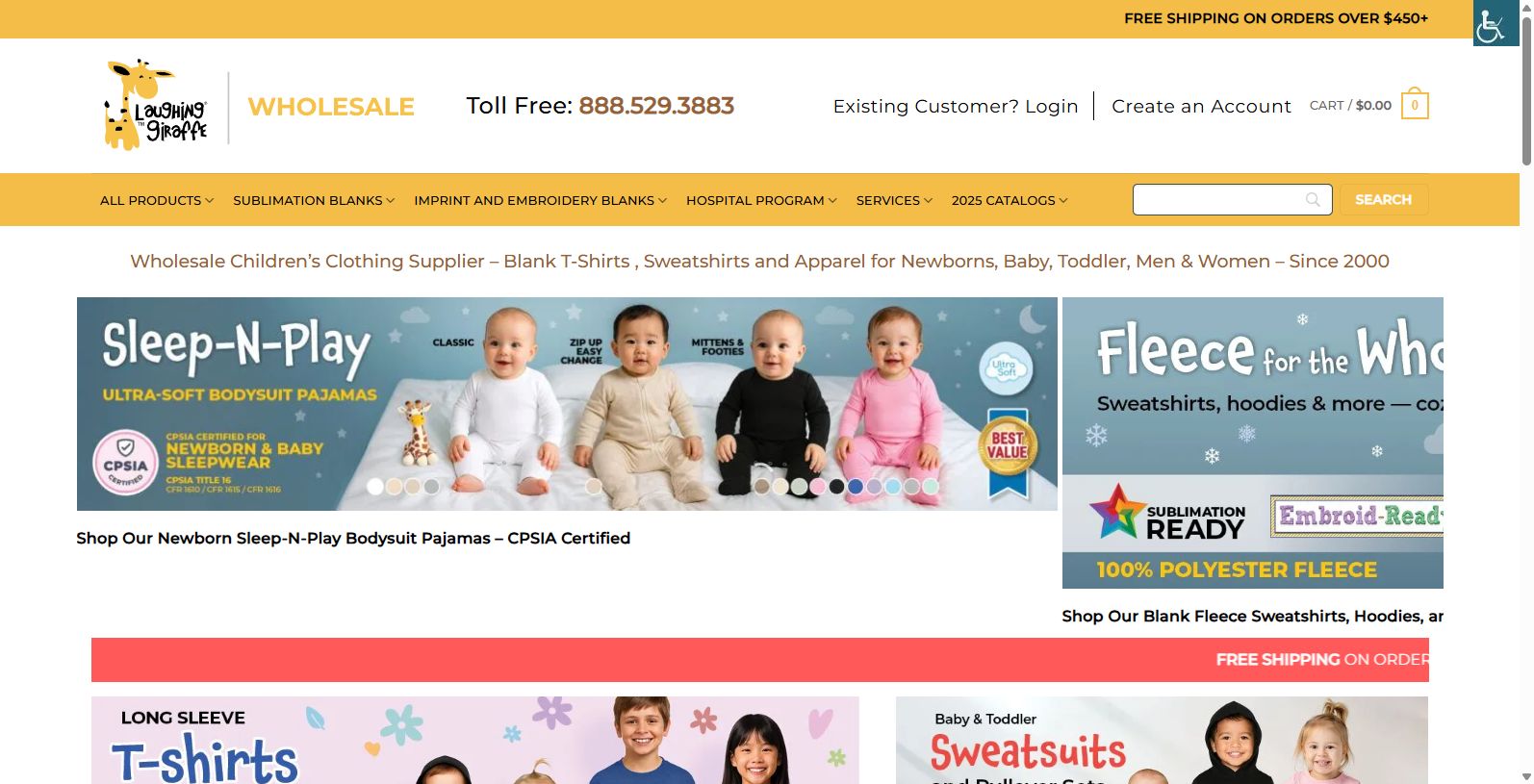 Discover The Laughing Giraffe®: Your Trusted Wholesale Baby Clothes Supplier