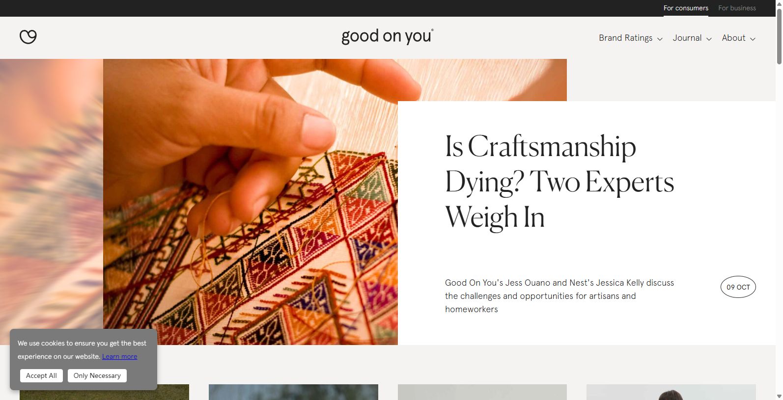 Good On You - Pioneering Ethical Fashion Choices