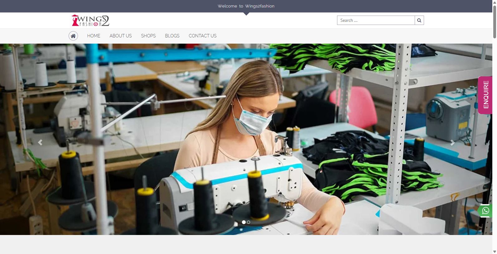 Wings2fashion: Leading Clothing Manufacturer and Exporter