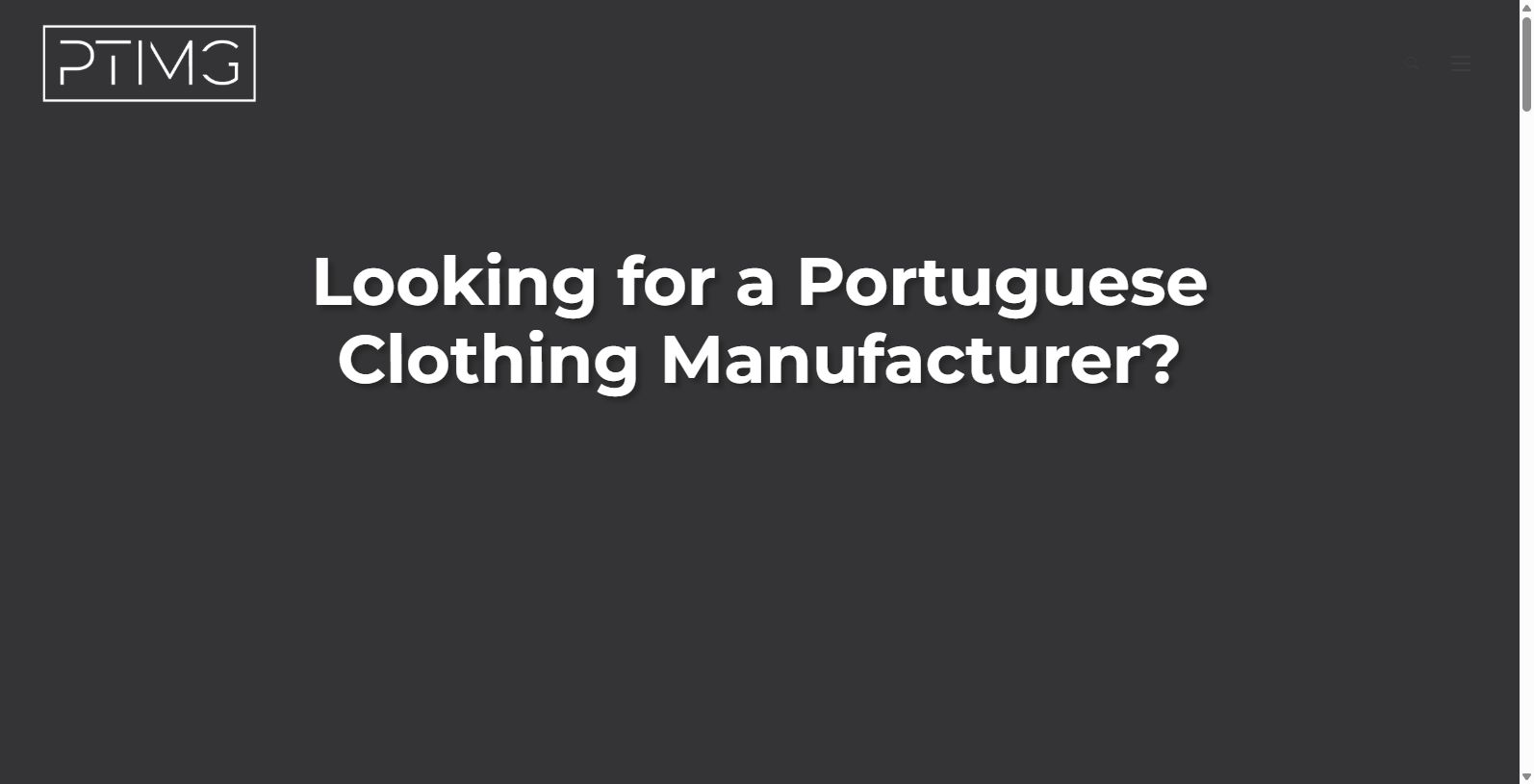 PTIMG: Leading Clothing Manufacturers Portugal