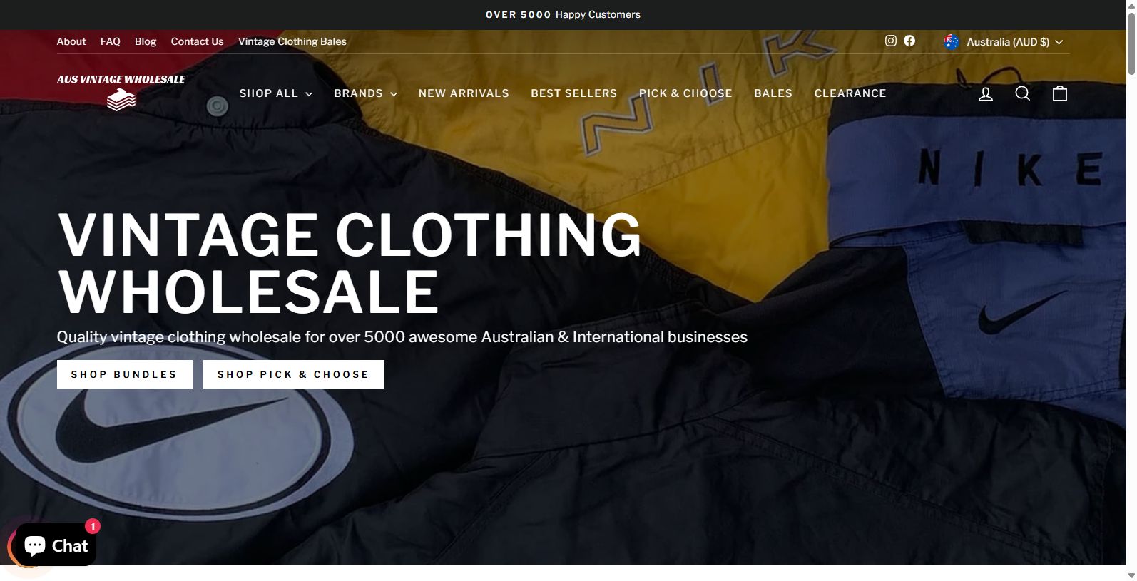 Aus Vintage Wholesale Pty Ltd: Quality Vintage Clothing Wholesale
