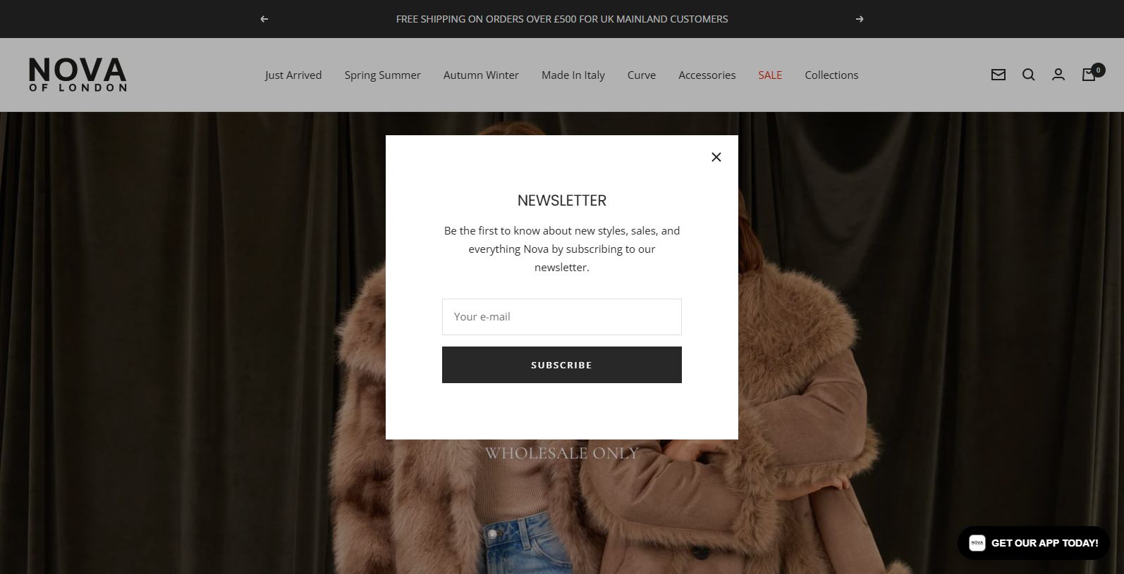 Discover Nova of London's Premier Wholesale Fashion