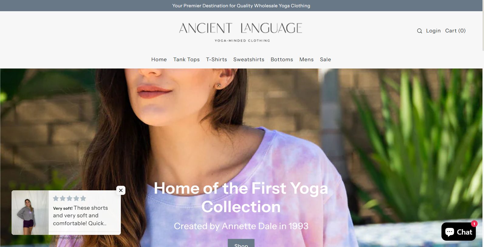 Ancient Language: Premium Wholesale Yoga Clothing