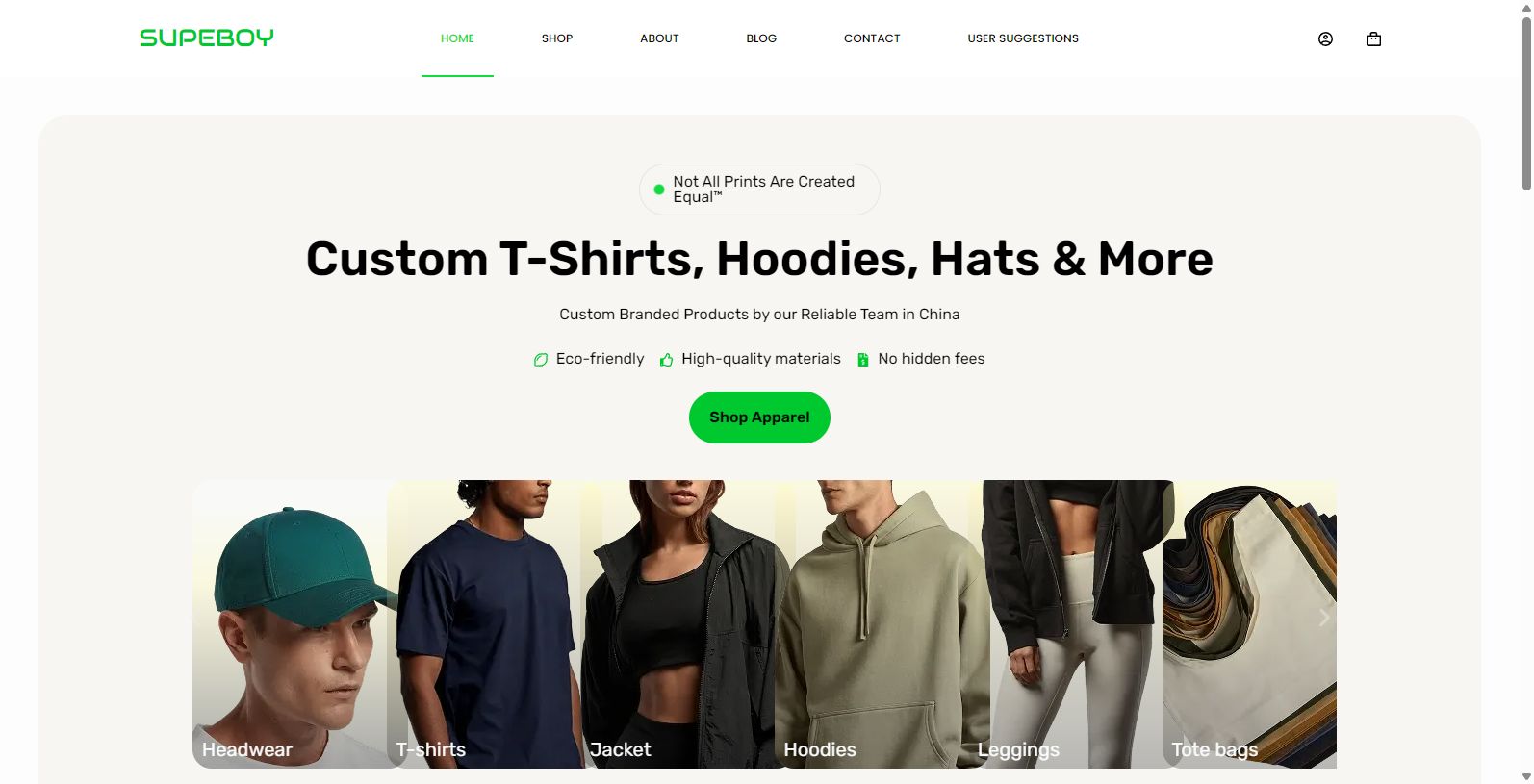 SUPEBOY: Your Go-To for Wholesale Clothing and Custom Merchandise