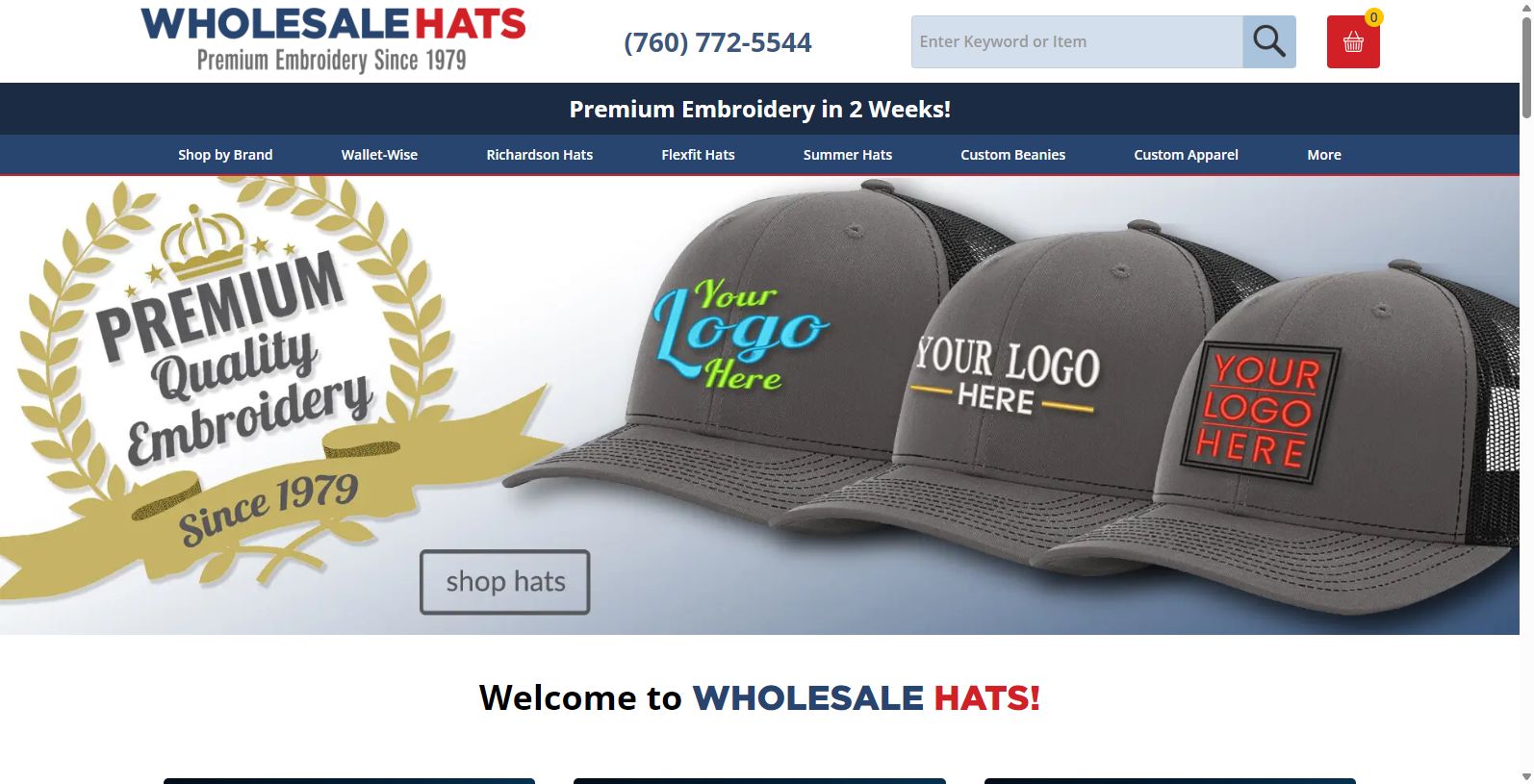 Wholesale Hats: Your Premier Source for Custom Embroidery