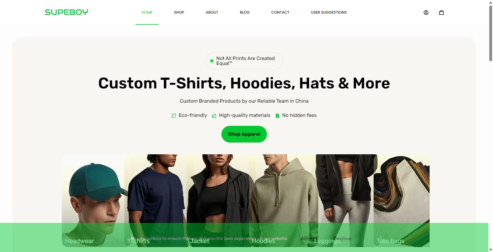 SUPEBOY: Elevate Your Brand with Premium Merchandise