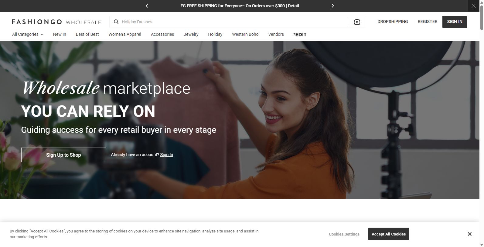 Fashiongo: Your Go-To Wholesale Clothing Warehouse