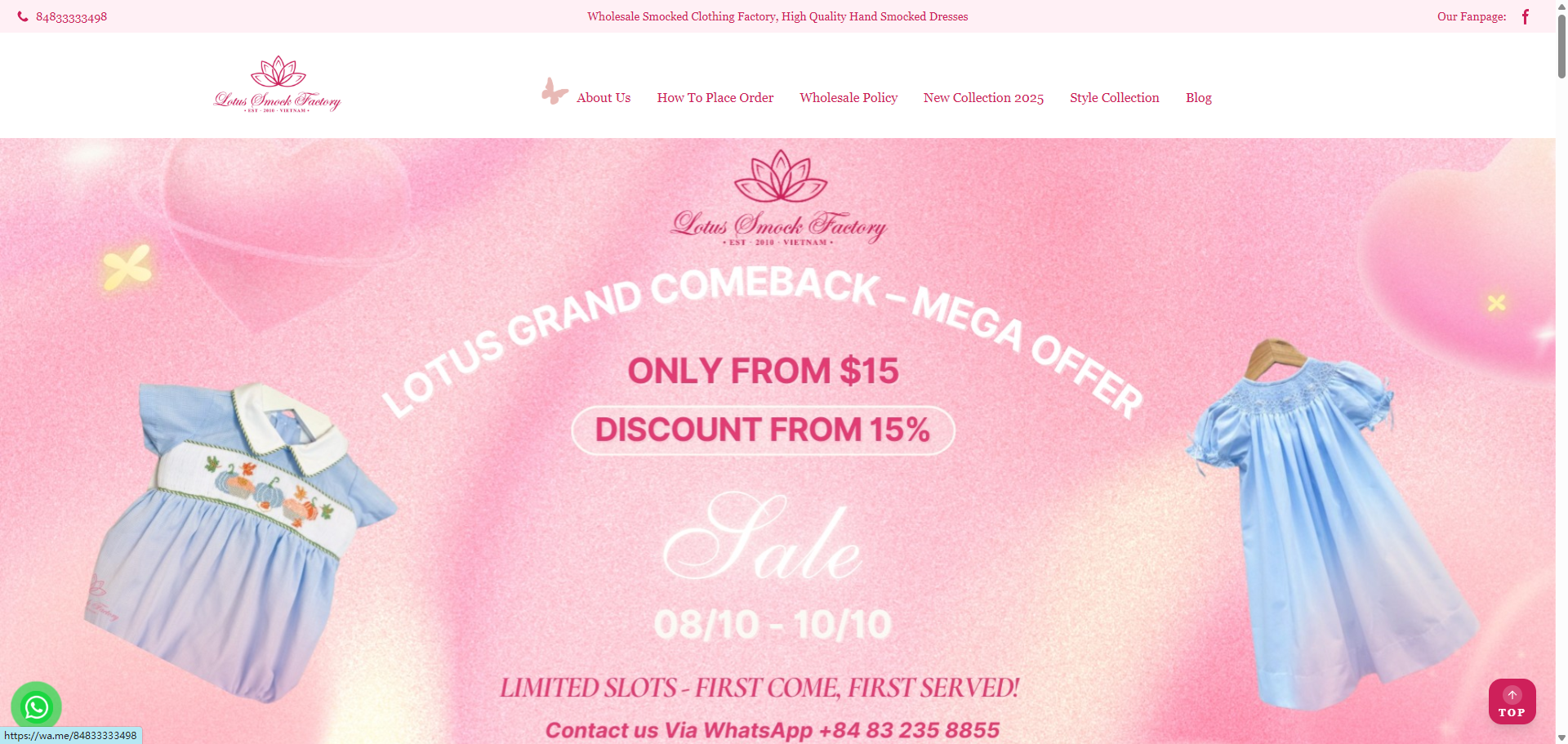 Discover Lotus: Premier Wholesale Smocked Clothing
