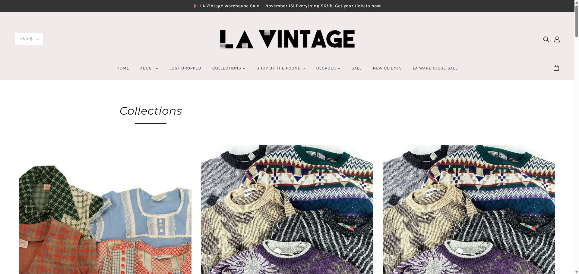Discover LA Vintage Wholesale: Your Source for Classic Styles