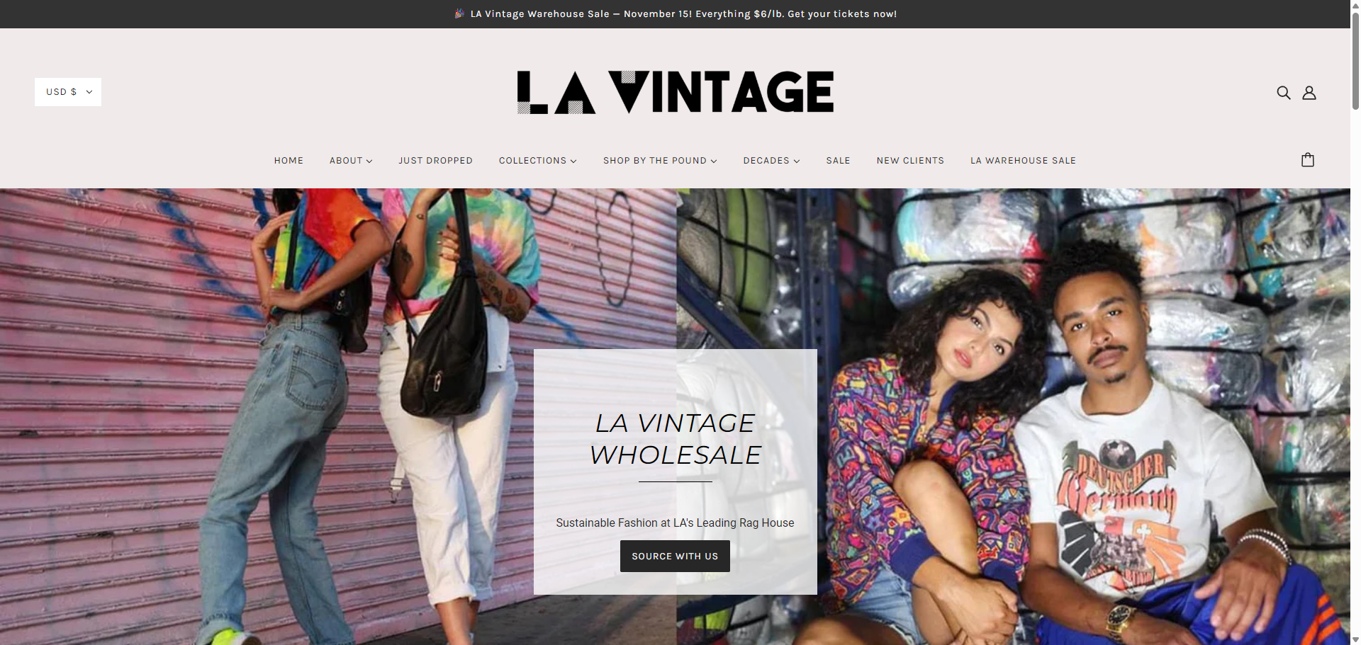 LA Vintage Wholesale: Premier Clothing Wholesaler in Los Angeles