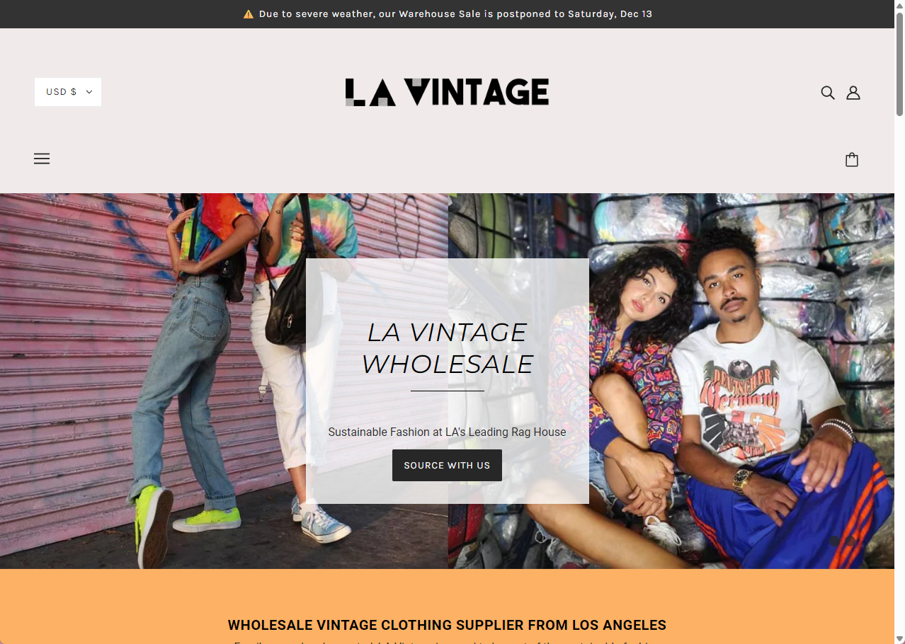 LA Vintage Wholesale: Your Premier Vintage Clothing Supplier