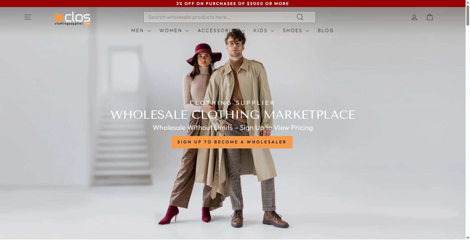 Clos: Your Premier Wholesale Clothing Supplier
