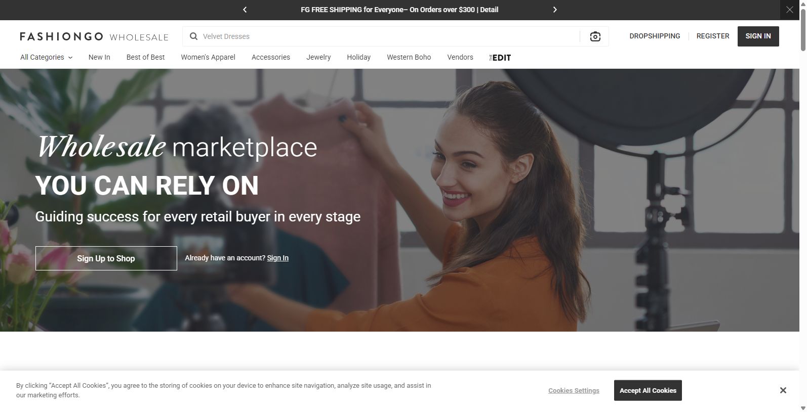 Fashiongo - Wholesale Clothing Solutions