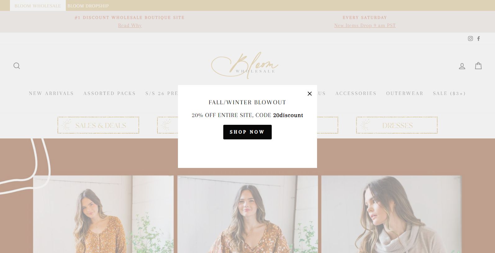 Explore Bloom Wholesale's Premier Clothing Offerings