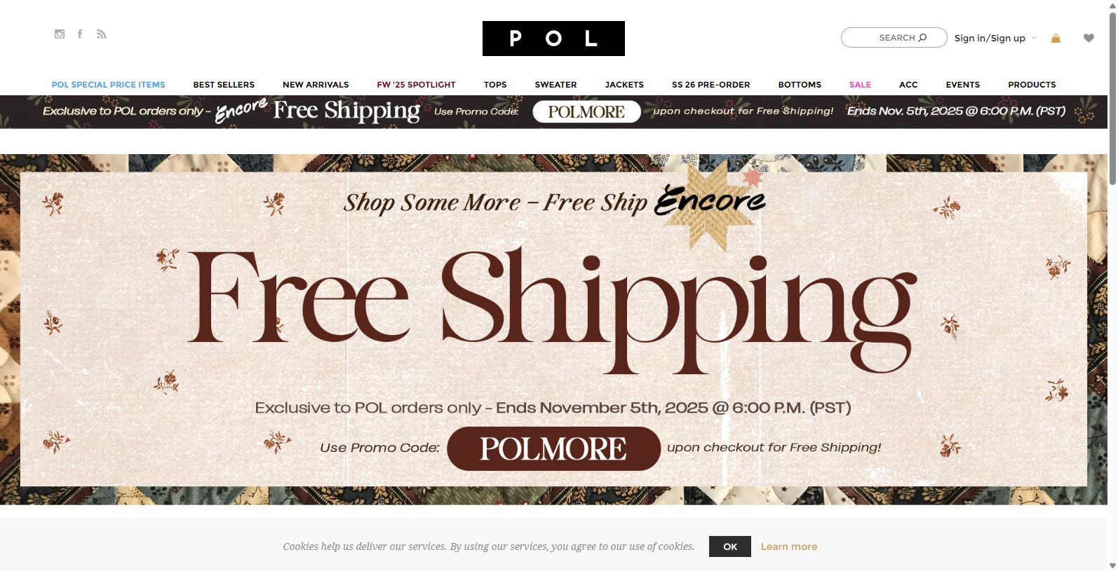 Explore POL Clothing's Wholesale Fashion Selection
