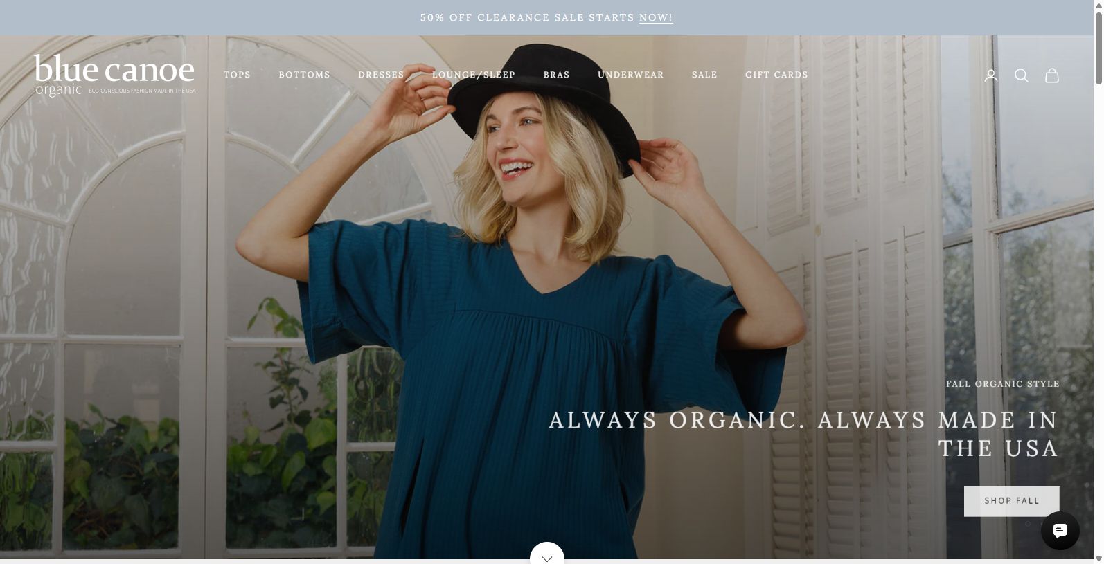 Discover Blue Canoe: Leaders in Organic Cotton Fashion
