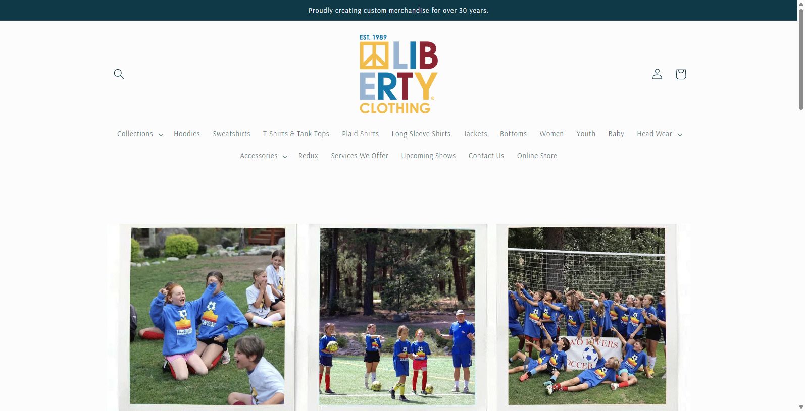 Liberty Clothing Wholesale - Organic Cotton Apparel