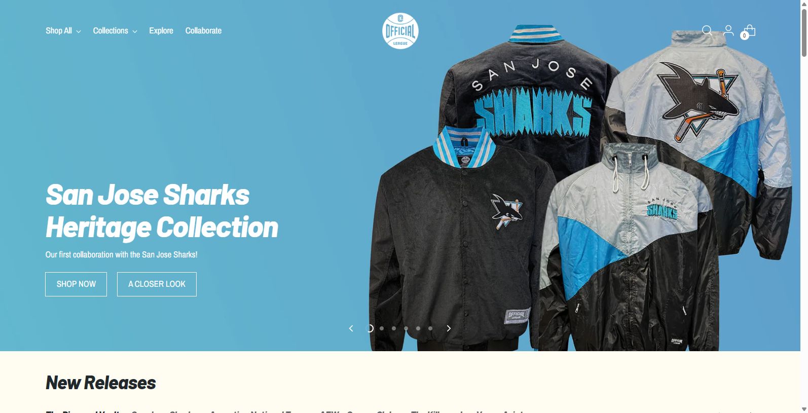 Official League: Premium Apparel and Collaborations
