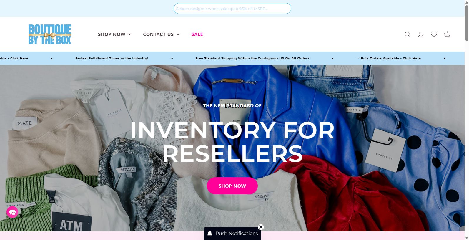 Boutique by the Box: High Quality Wholesale Clothing Solutions