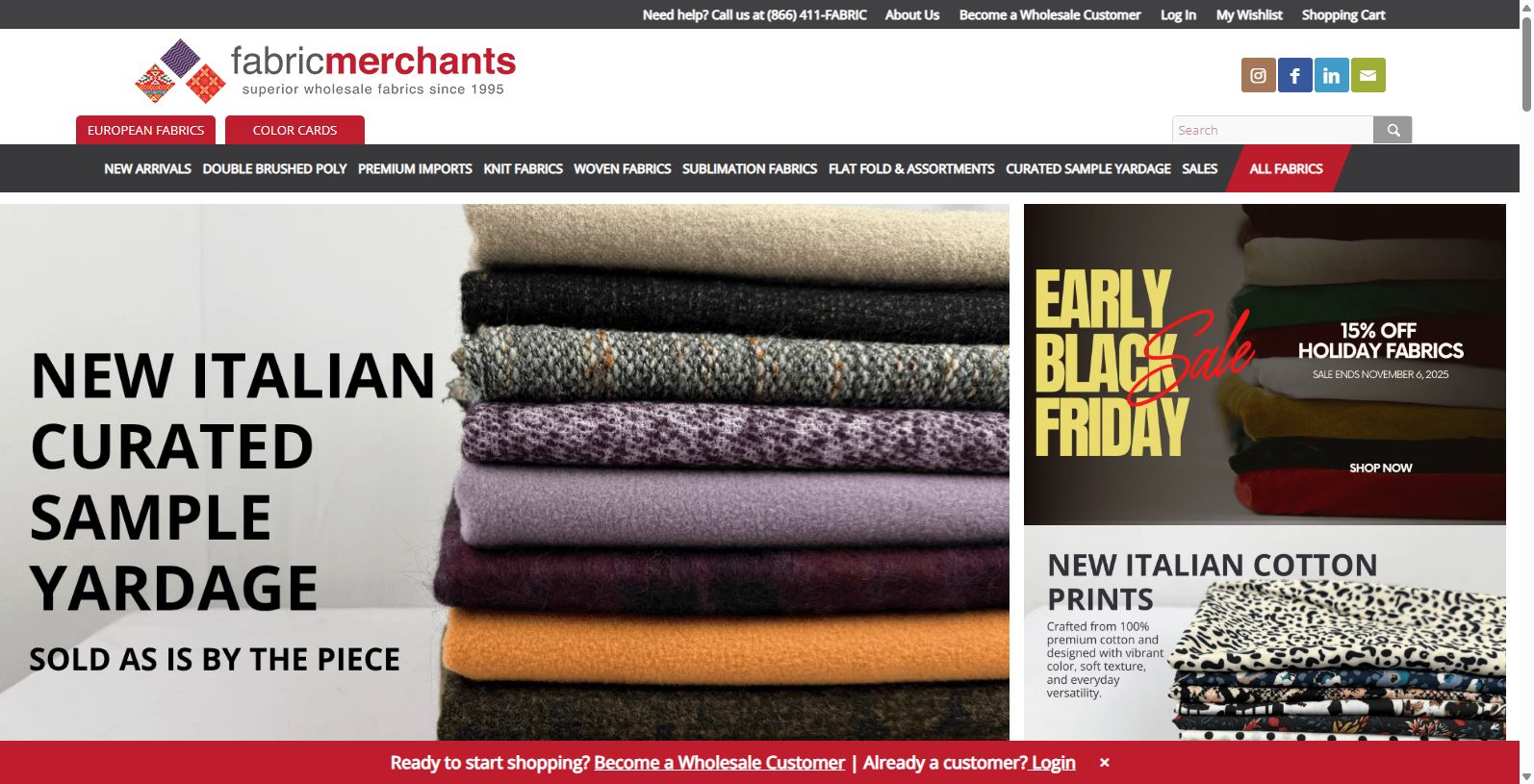 Explore Fabric Merchants: Your Wholesale Fabric Source