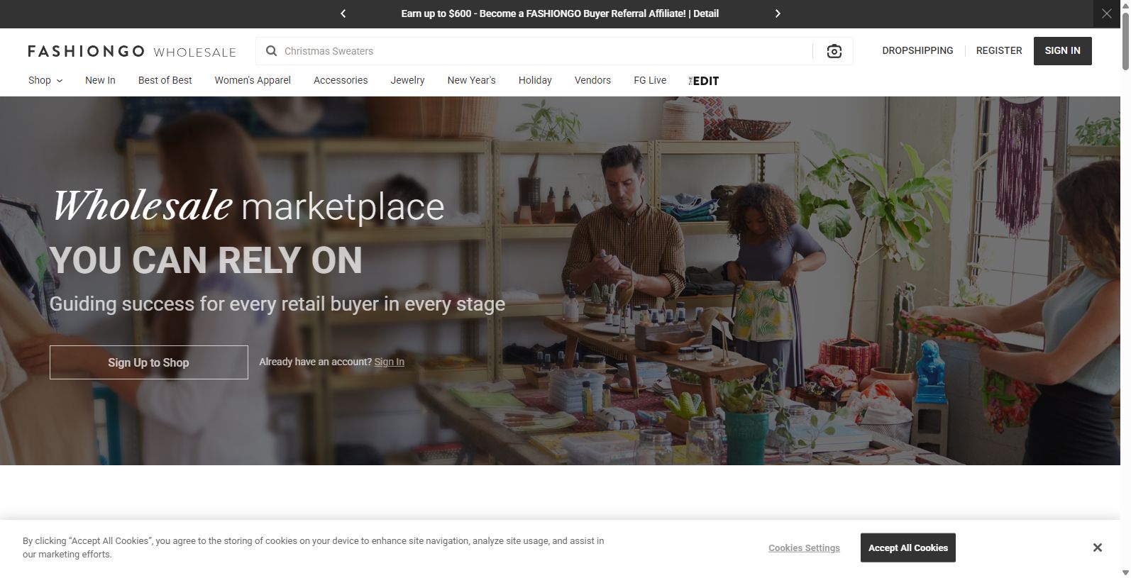 FASHIONGO: Your Go-To Clothing Wholesaler Marketplace