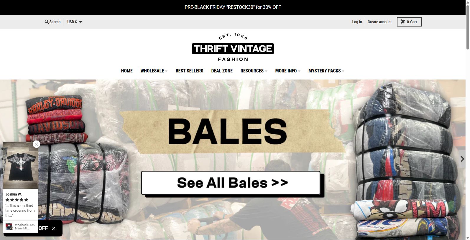 Thrift Vintage Fashion: Wholesale Used Clothing by the Pound