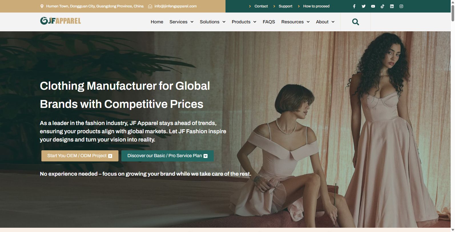 Discover Jinfeng Apparel's Wholesale Fashion Solutions