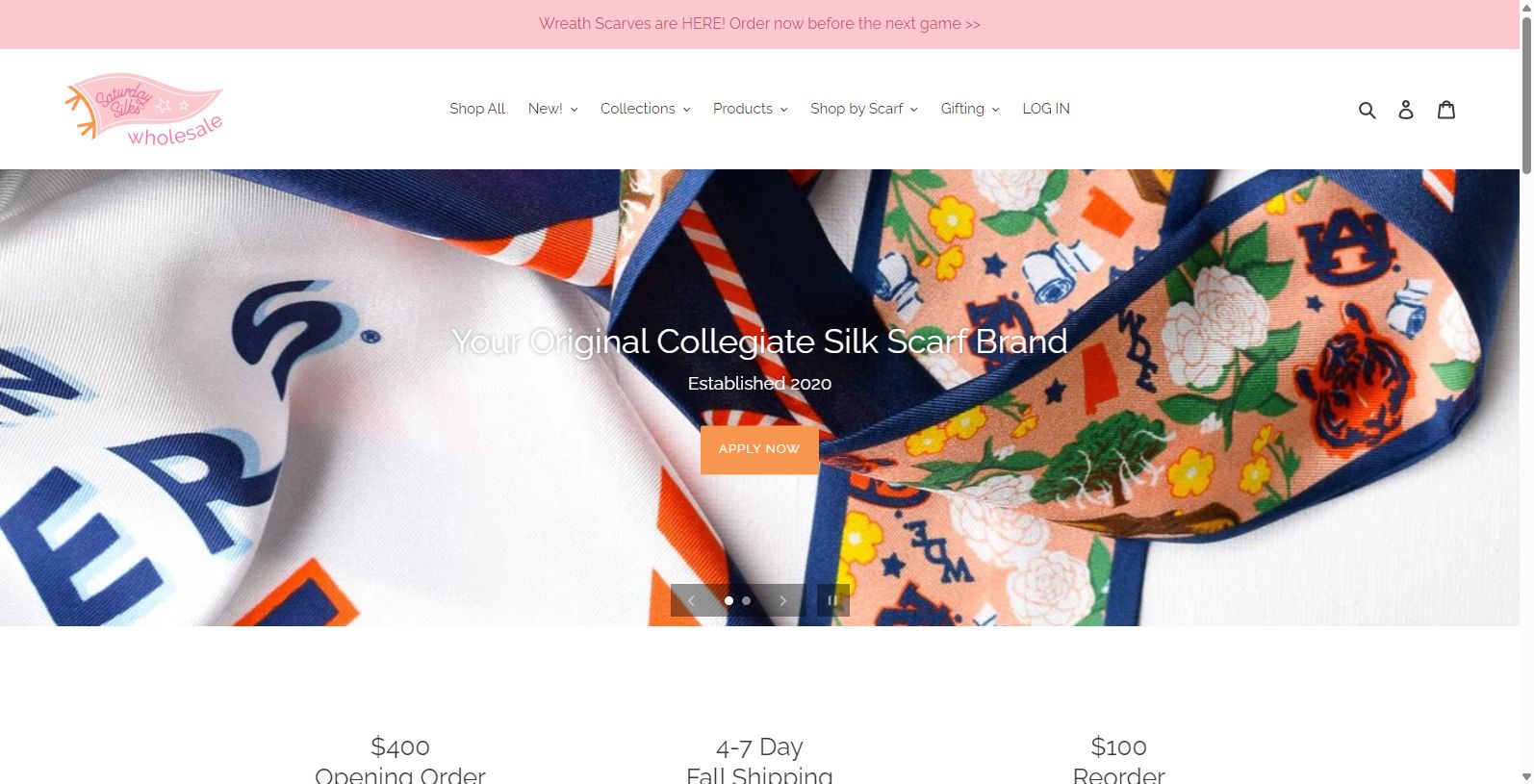 Discover Saturday Silks - Your Original Collegiate Silk Scarf Brand