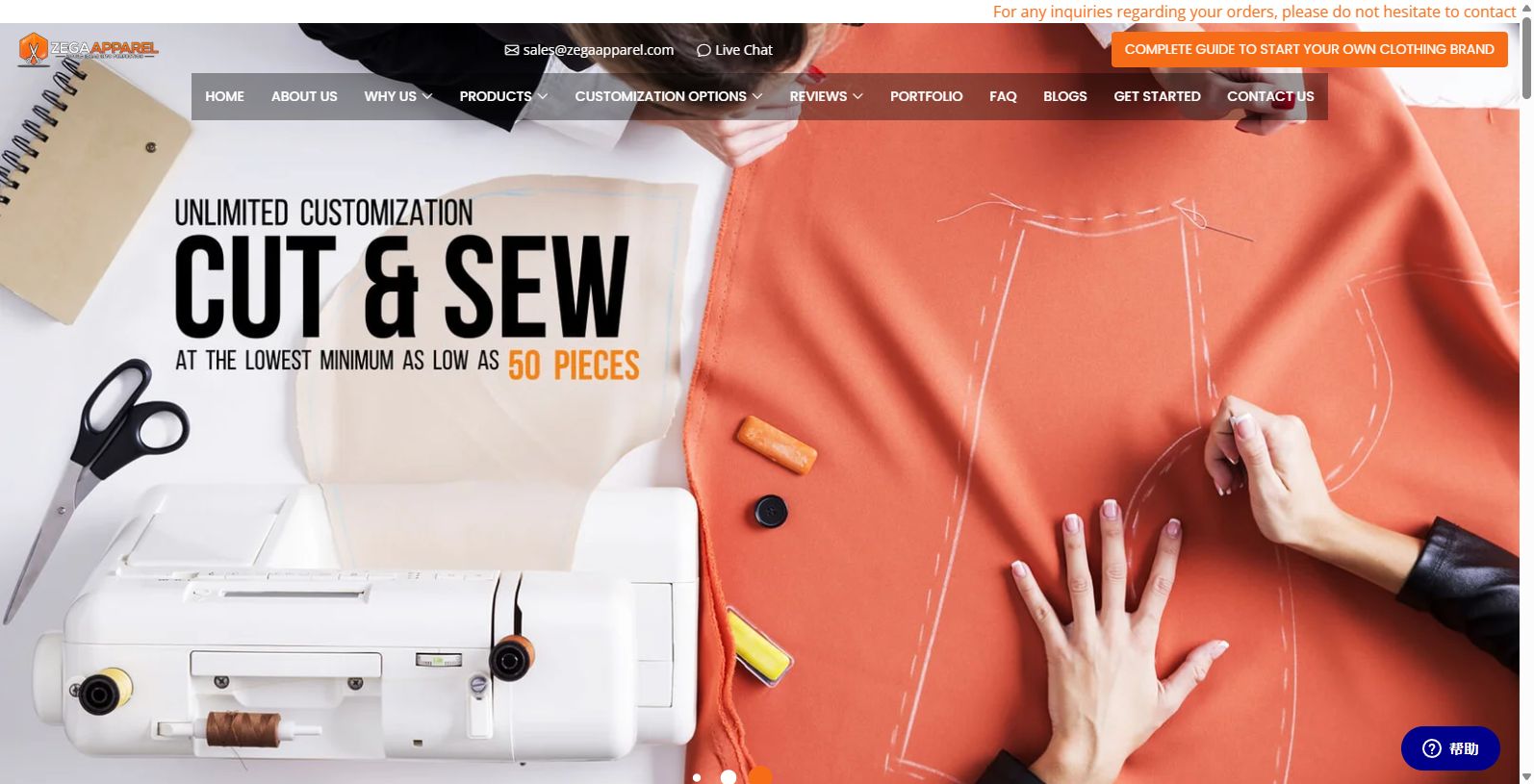 Zega Apparel: Premier Custom Clothing Manufacturers