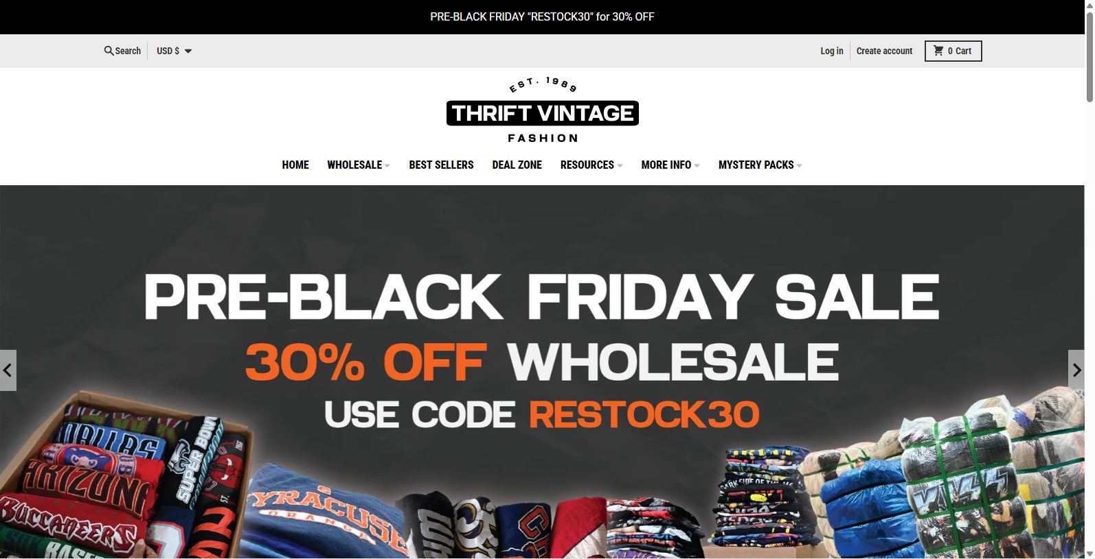 Thrift Vintage Fashion: Your Premier Wholesale Source