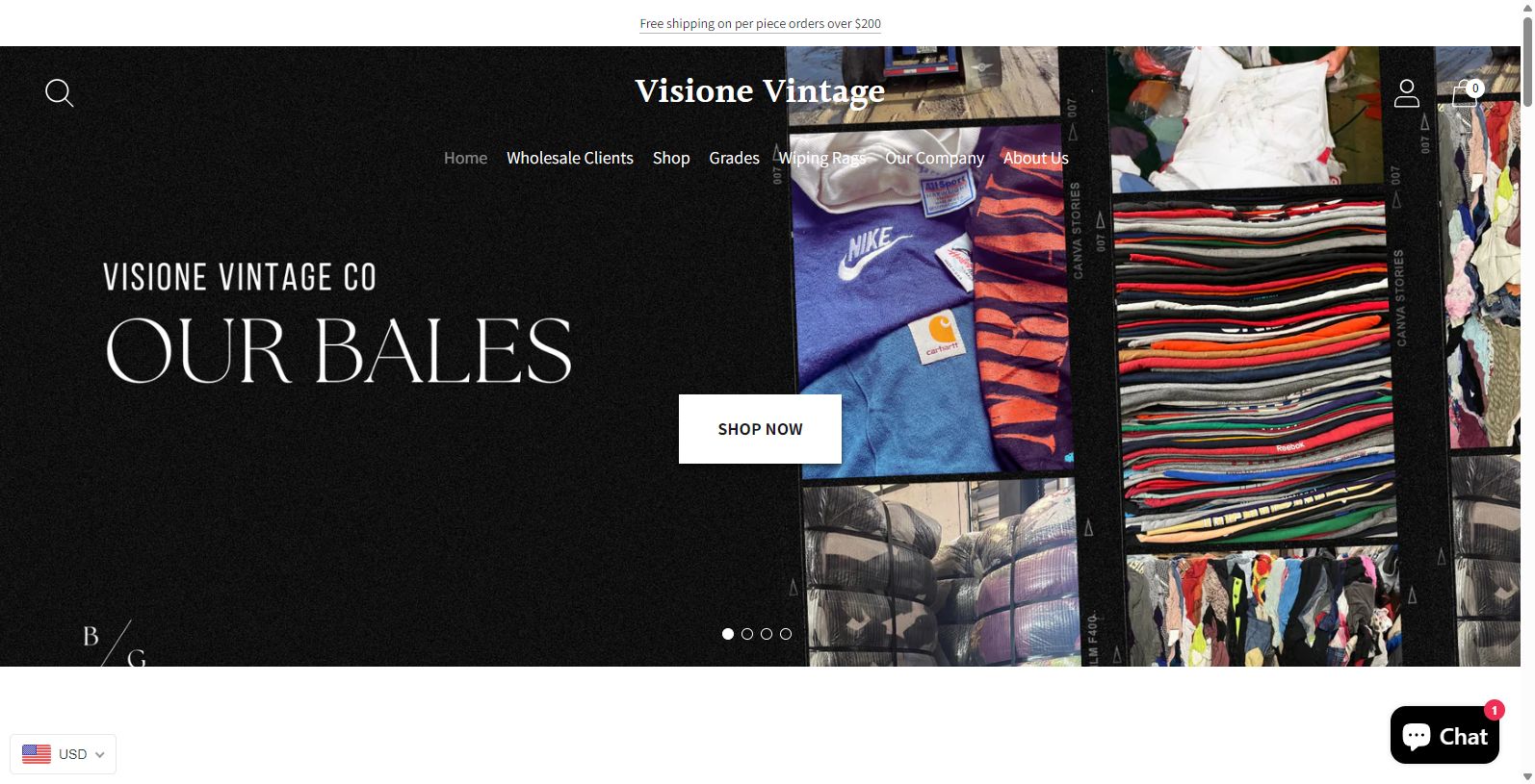 Visione Vintage: Premium Vintage Clothing Wholesale Suppliers