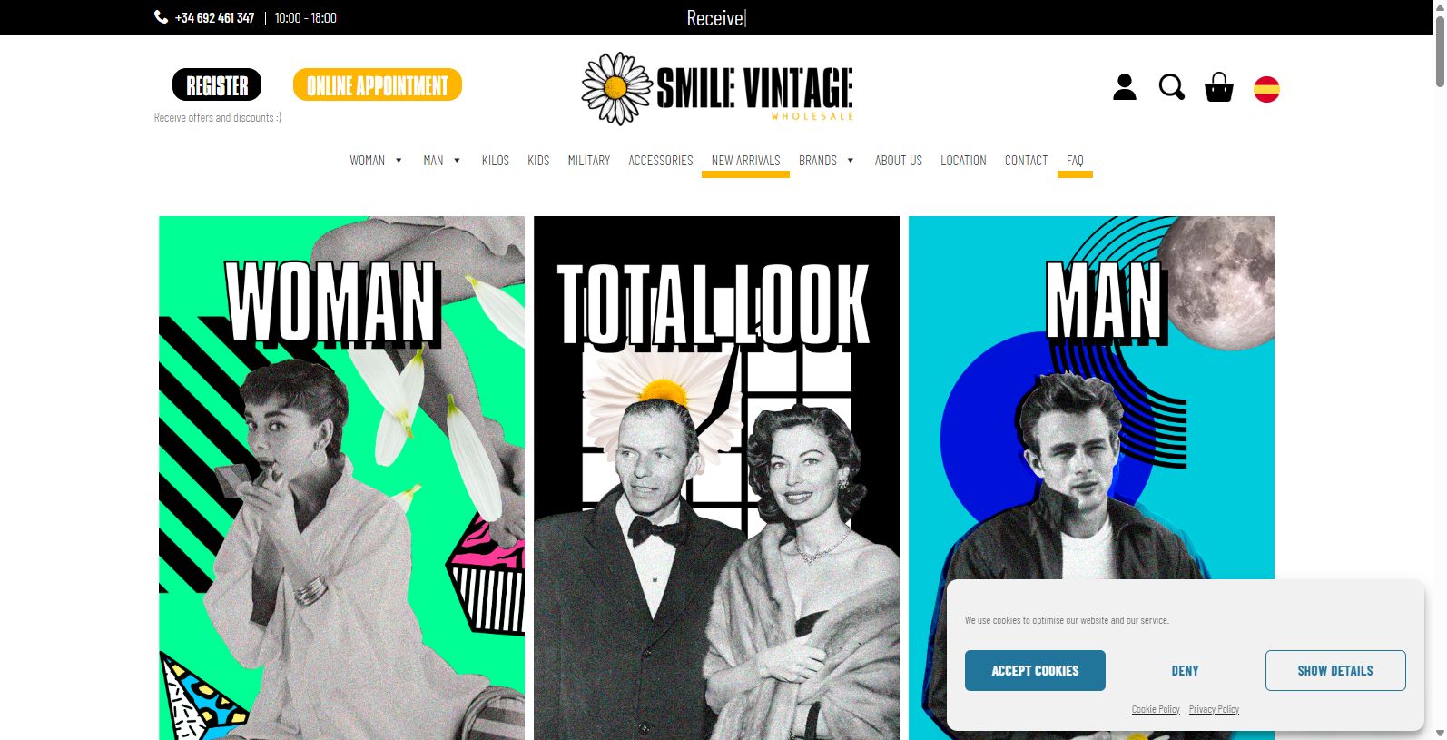 Smile Vintage: Premier Vintage Clothing Wholesale Suppliers