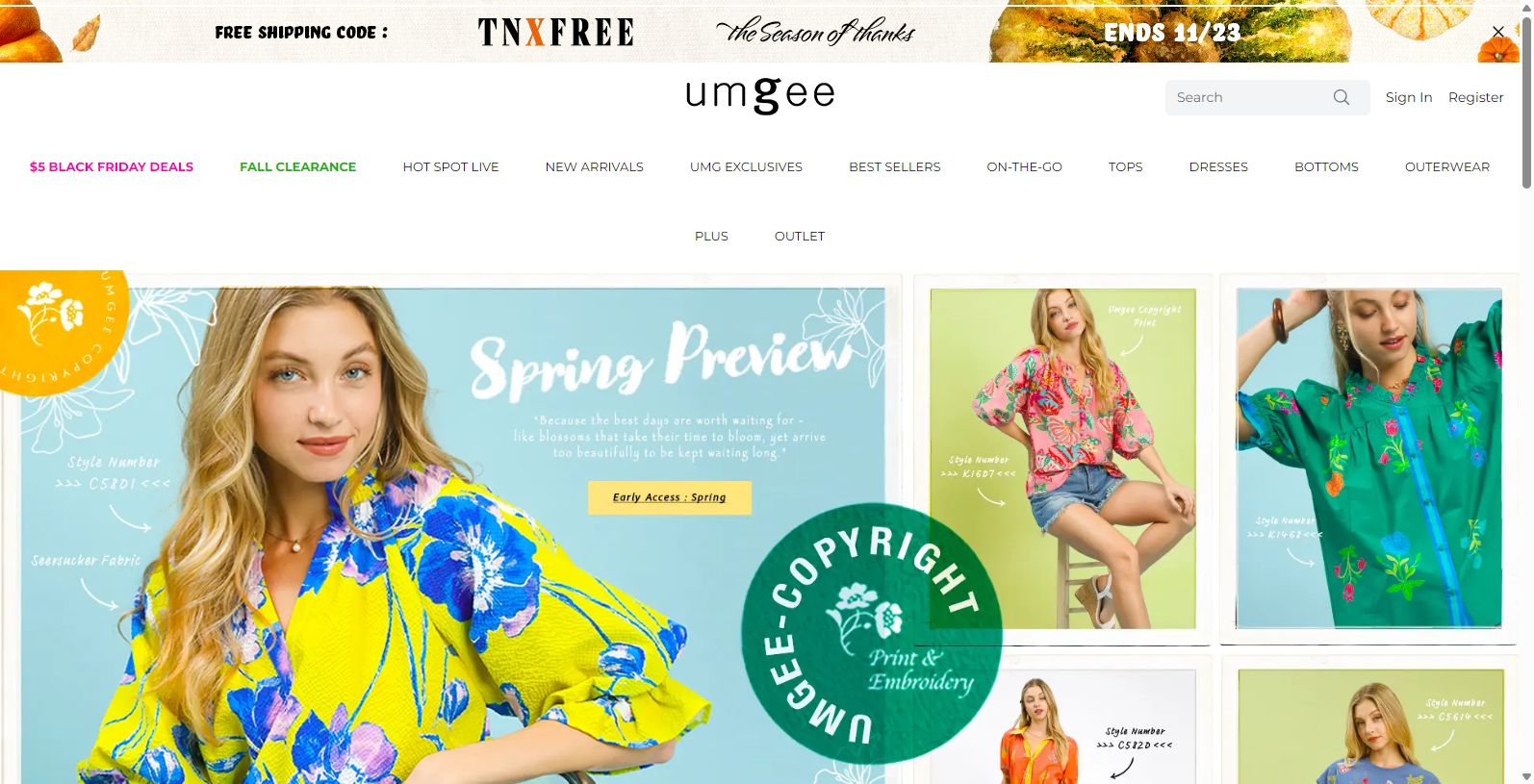 Discover Umgee: Fashion Forward Wholesale Clothing