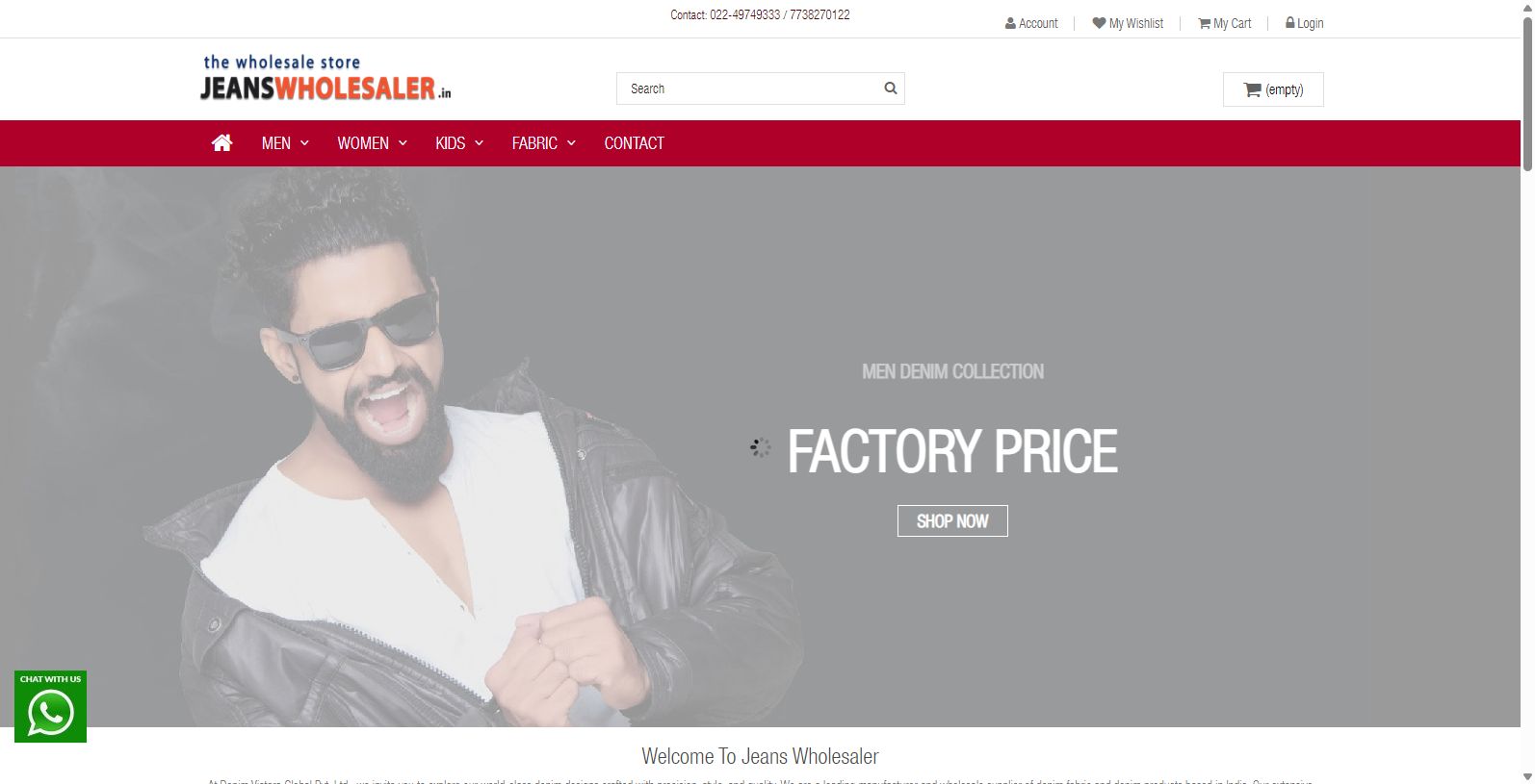Denim Vistara Global Pvt. Ltd. - Leading Wholesale Denim Supplier
